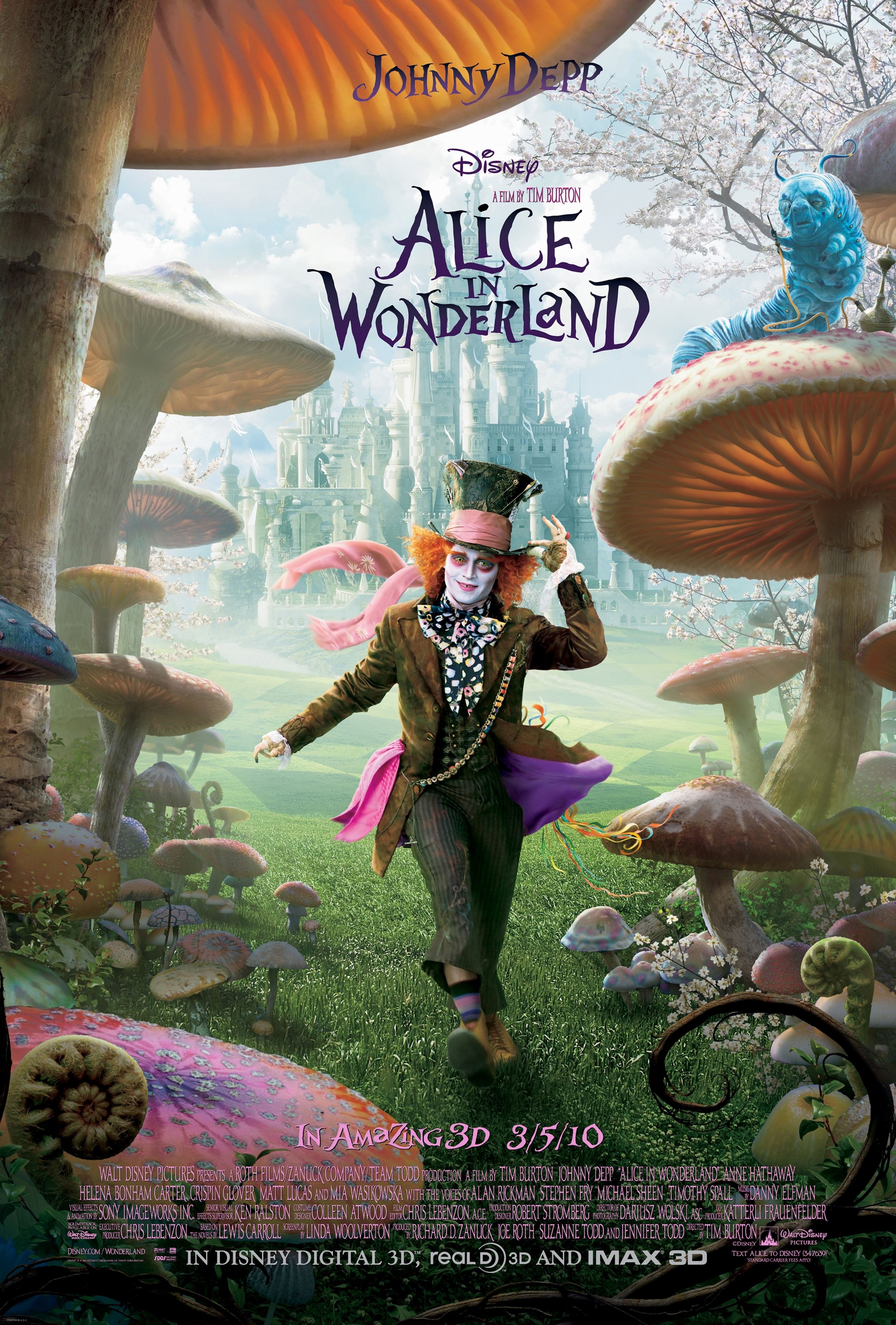 Alice In Wonderland 2010 Poster