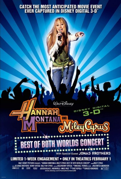 Hannah Montana/Miley Cyrus: Best of Both Worlds Concert Tour poster