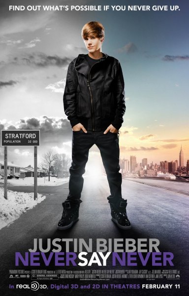 Justin Bieber: Never Say Never poster