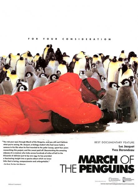 March of the Penguins poster