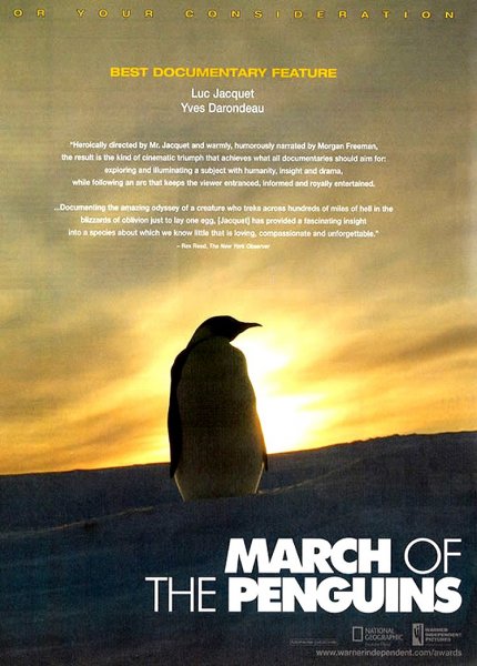 March of the Penguins poster