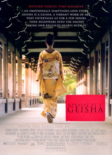 Memoirs of a Geisha poster
