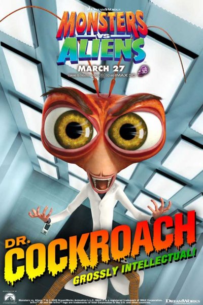 Monsters Vs. Aliens poster Monsters Vs. Aliens poster
