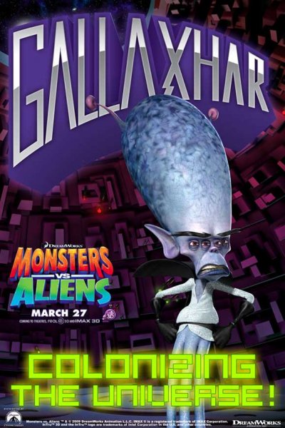 Monsters Vs. Aliens poster