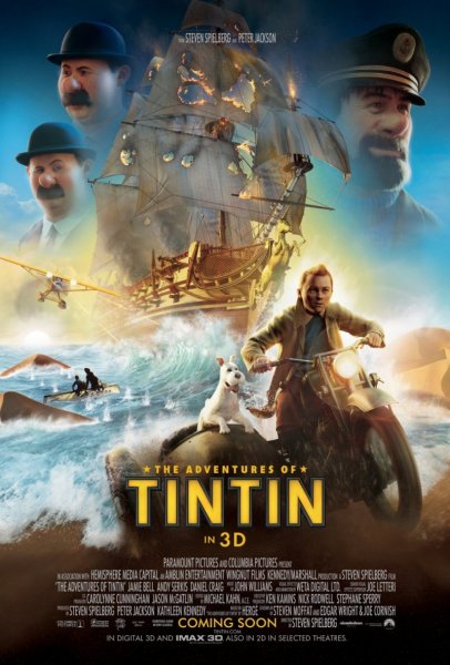 Adventures of Tintin, The poster